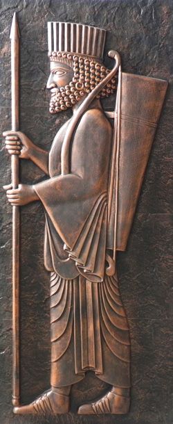 facades stone سنگ تزئینی سرباز هخامنشی